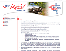 Tablet Screenshot of bueroaktiv-tuebingen.de